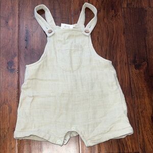 Charming Cream Kids Overalls